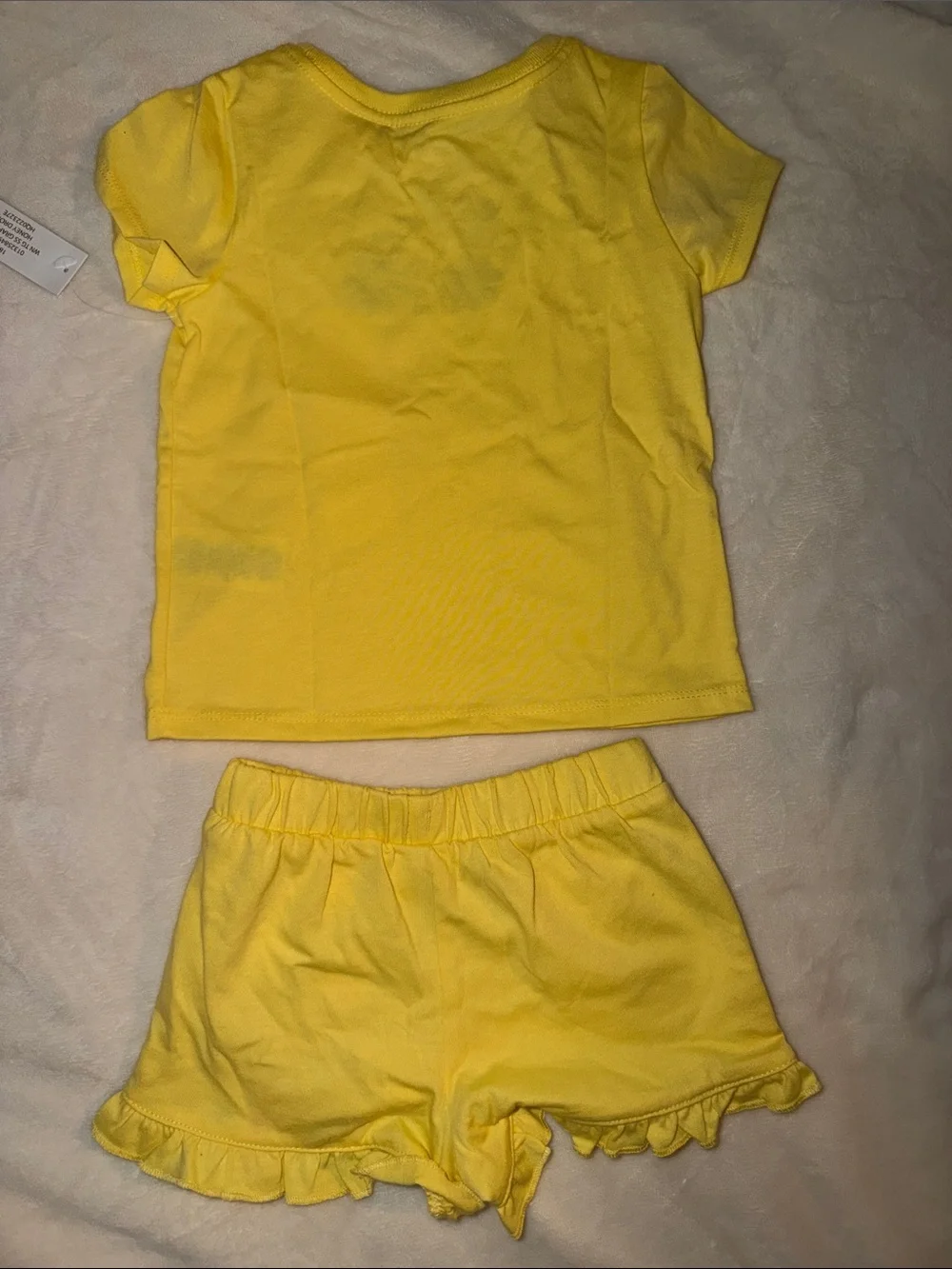 🌼NWT Yellow Daisy Bike and Ruffled Shorts Matching Baby Outfit🌼